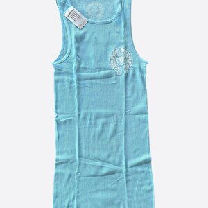 Chrome Hearts Blue & White Horseshoe Tank Top